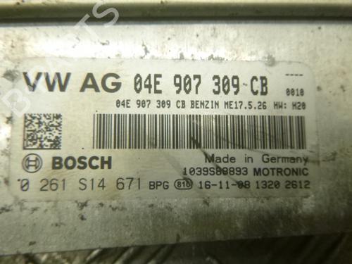 Engine control unit (ECU) VW POLO VI (AW1, BZ1, AE1) 1.0 | BP38807427M57 - Image 3