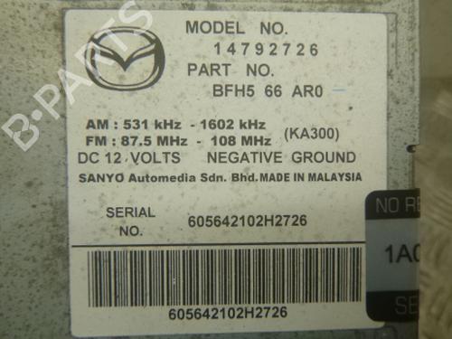 Radio MAZDA 3 Saloon (BL) 1.6 MZR CD (BL12) | BP38806795E6 - Image 5