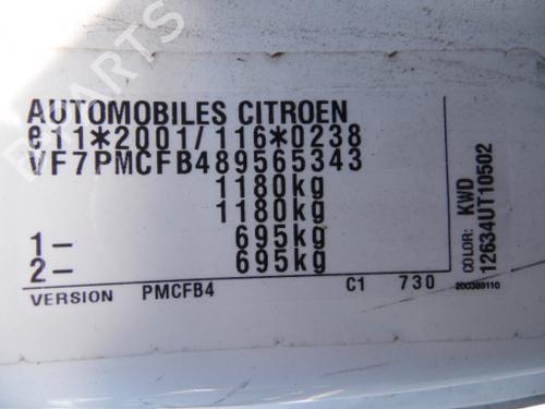 Engine control unit (ECU) CITROËN C1 (PM_, PN_) 1.0 | BP38808193M57  - Image 14