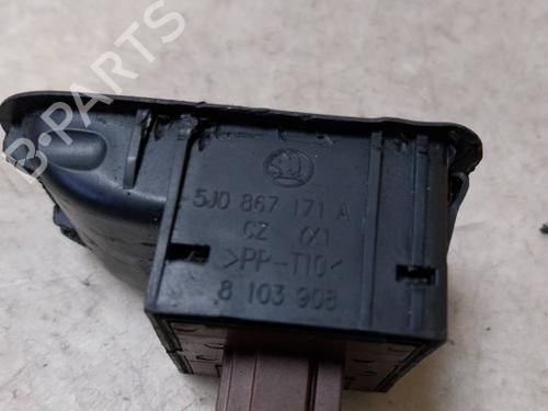 Right front window switch SKODA FABIA II Combi (545) 1.2 | BP40507979I26 - Image 5