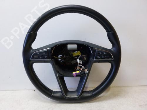 Steering wheel SEAT LEON (5F1) 1.6 TDI | BP38806094C49 - Image 2