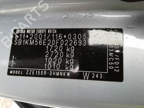 Switch TOYOTA AURIS (_E15_) 1.4 (ZZE150_, ZZE150R) | BP38808344I30 - Image 25