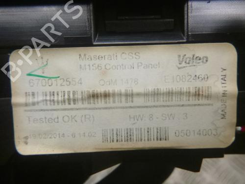Climate control MASERATI QUATTROPORTE VI 3.0 D | BP38809300I5  - Image 6