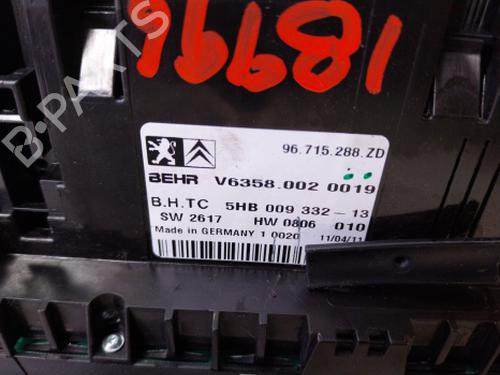 Climate control CITROËN C5 III (RD_) 1.6 HDi 110 (RD9HL0, RD9HR8, RD9HRA) | BP38806534I5 - Image 8