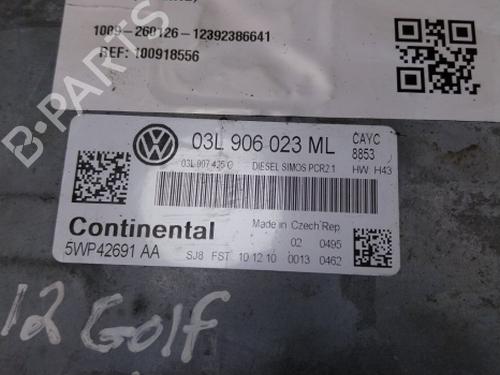 Engine control unit (ECU) VW GOLF VI (5K1) 1.6 TDI | BP38813807M57 - Image 5