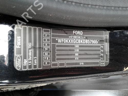 Left sun visor FORD FOCUS III 1.6 TDCi | BP38813070I1 - Image 18