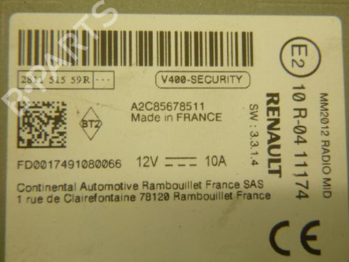 Radio RENAULT ZOE (BFM_) ZOE | BP38805025E6 - Image 5