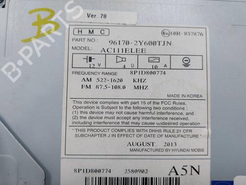 Radio HYUNDAI ix35 Van CRDi | BP39621918E6  - Image 8