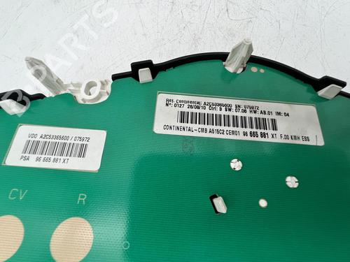 Instrument cluster CITROËN C3 II (SC_) 1.4 | BP39681625C47  - Image 7