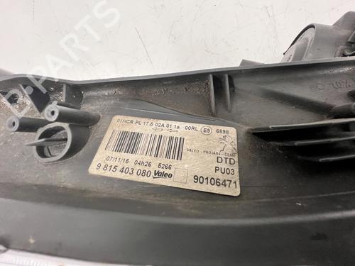 Right headlight PEUGEOT 2008 I (CU_) 1.2 THP 110 / PureTech 110 | BP39673227C29 - Image 3
