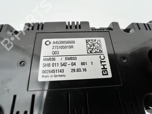 Climate control SMART FORTWO Convertible (453) 0.9 (453.444, 453.453) | BP39676667I5 - Image 3