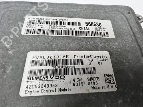 Engine control unit (ECU) CHRYSLER SEBRING (JS) 2.0 VVT | BP39676820M57 - Image 10