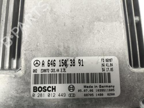 Engine control unit (ECU) MERCEDES-BENZ C-CLASS (W203) C 200 CDI (203.007) | BP39682691M57 - Image 2