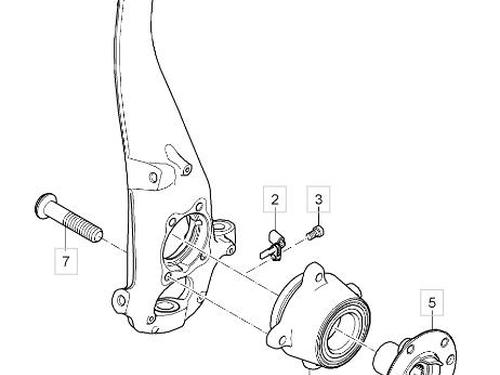 right-front-steering-knuckle-porsche-cayenne-92a-2010-2011-2012-2013-2014-2015-2016-2017-2018-38396728 main image