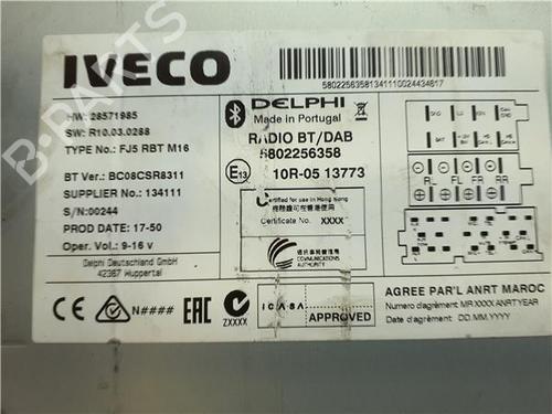 Radio IVECO DAILY VI Van 35S18, 35C18, 40C18, 50C18, 60C18, 65C18, 70C18 | BP40085770E6 - Image 2