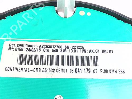 Instrument cluster CITROËN C3 II (SC_) 1.2 VTi 82 | BP39964473C47 - Image 2
