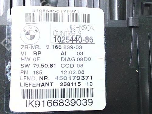 Instrument cluster BMW 3 (E90) 325 i | BP38380198C47 - Image 2