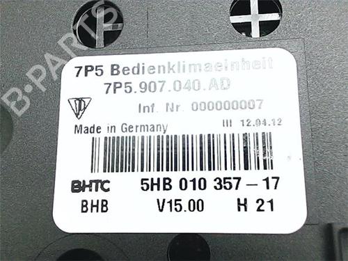 Climate control PORSCHE CAYENNE (92A) 3.0 Diesel | BP38397007I5 - Image 7