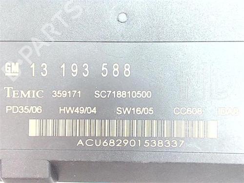 Electronic module OPEL VECTRA C (Z02) 1.9 CDTI (F69) | BP38351301M83 - Image 4
