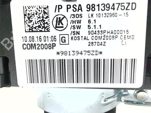 Headlight switch CITROËN C4 CACTUS 1.2 VTi 82 | BP38374392I24 - Image 2