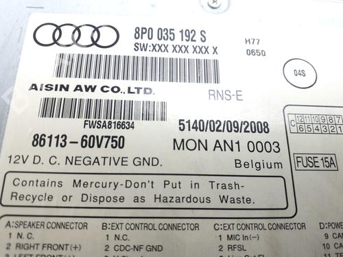 Radio AUDI A3 Convertible (8P7) 2.0 TDI | BP38333711E6 - Image 5