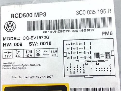 Radio VW PASSAT B6 (3C2) 3.2 FSI 4motion | BP38363953E6 - Image 2