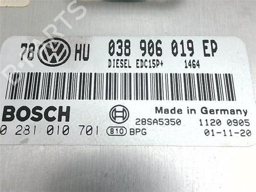 Control unit VW PASSAT B5.5 (3B3) 1.9 TDI | BP38350580M11 - Image 3