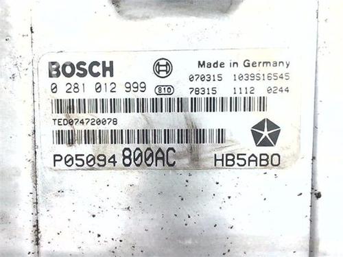 Control unit CHRYSLER GRAND VOYAGER V (RT) 2.8 CRD | BP38374756M11 - Image 2