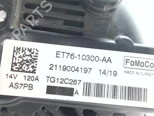 Alternator FORD TRANSIT CONNECT V408 Box Body/MPV 1.5 TDCi | BP38382580M7 - Image 2