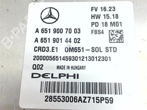 Control unit MERCEDES-BENZ A-CLASS (W176) A 200 CDI / d (176.008) | BP38362727M11 - Image 5