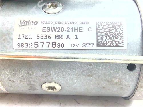 Starter CITROËN C3 III (SX) 1.5 BlueHDi 100 (SXYHYP, SXYHTU) | BP39434950M8 - Image 2