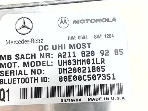 Control unit MERCEDES-BENZ C-CLASS (W203) C 220 CDI (203.006, 203.008) | BP38350438M11 - Image 2