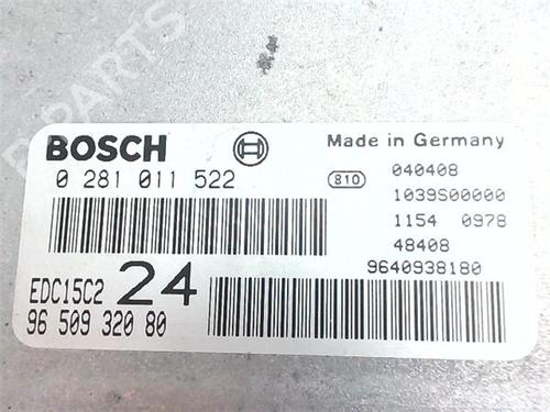 Control unit PEUGEOT 807 (EB_) 2.2 HDi | BP38389336M11 - Image 3