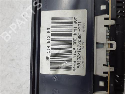Instrument cluster CITROËN C5 I (DC_) 2.0 HDi (DCRHZB, DCRHZE) | BP39955868C47 - Image 2