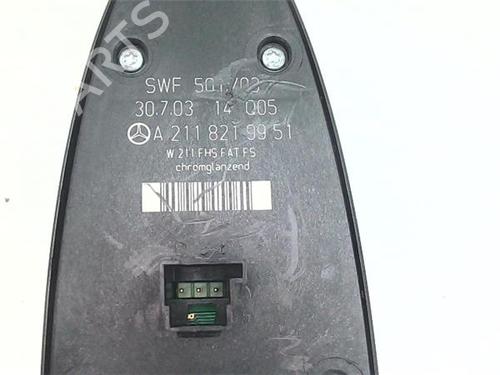 Left front window switch MERCEDES-BENZ E-CLASS (W211) E 320 CDI (211.026) | BP39714578I27 - Image 2