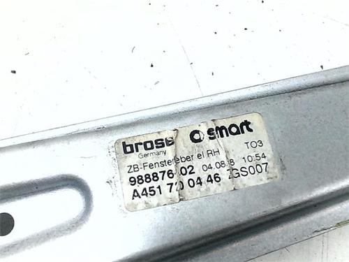 Front right window mechanism SMART FORTWO Coupe (451) 1.0 (451.330, 451.334) | BP38356671C23 - Image 4