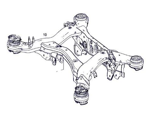 Used Rear axle Rear axle 38387963 38387963