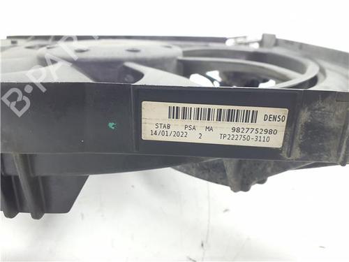 Used Radiator fan Radiator fan PEUGEOT 208 I (CA_, CC_) 1.5 BlueHDI 100 (102 hp) 39721904 39721904
