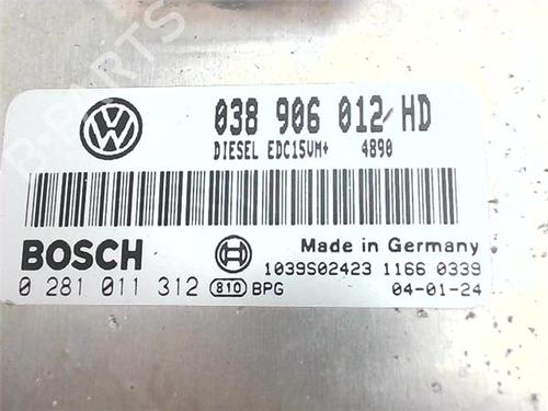 Engine control unit (ECU) SEAT LEON (1M1) 1.9 TDI | BP38393667M57 - Image 4