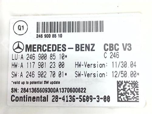 Electronic module MERCEDES-BENZ A-CLASS (W176) A 200 CDI (176.001) | BP40505774M83 - Image 4