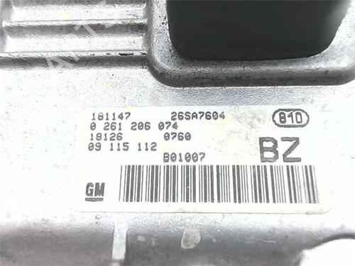 Control unit OPEL CORSA C (X01) 1.2 (F08, F68) | BP38354928M11 - Image 2