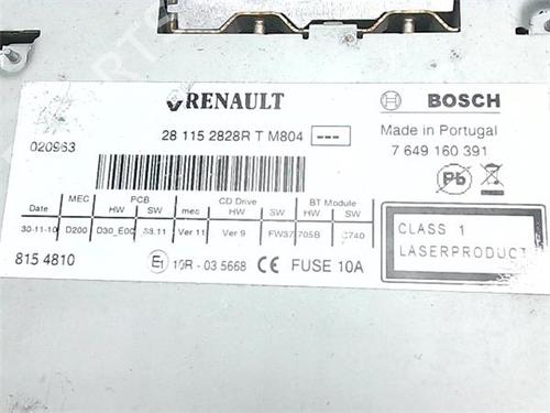 Radio RENAULT ESPACE IV (JK0/1_) 2.0 dCi (JK01, JK02, JK1J, JK1K, JK1H) | BP38369934E6 - Image 4