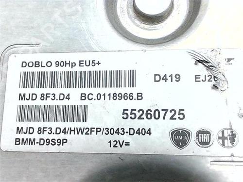 Control unit OPEL COMBO Box Body/MPV (X12) 1.3 CDTI (B05) | BP38396596M11 - Image 2