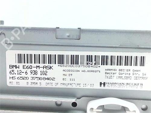 Radio BMW 5 (E60) 520 i | BP38391815E6 - Image 5
