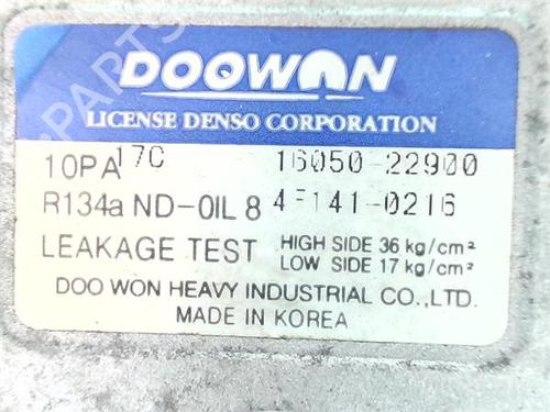 AC compressor KIA CERATO I Hatchback (LD) 2.0 CRDi | BP38385222M34 - Image 4