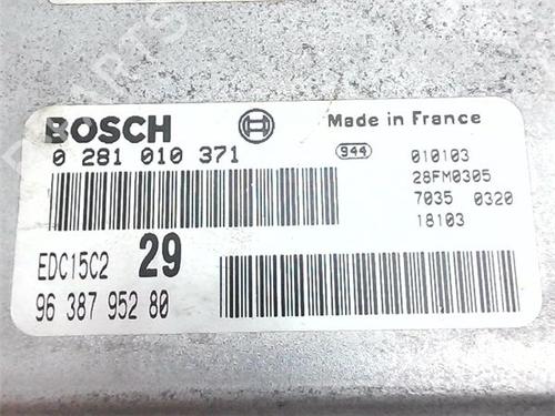 Control unit CITROËN C5 I (DC_) 2.2 HDi (DC4HXB, DC4HXE) | BP39962449M11 - Image 3