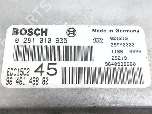 Control unit PEUGEOT 307 Break (3E) 2.0 HDI 90 | BP38355232M11 - Image 2