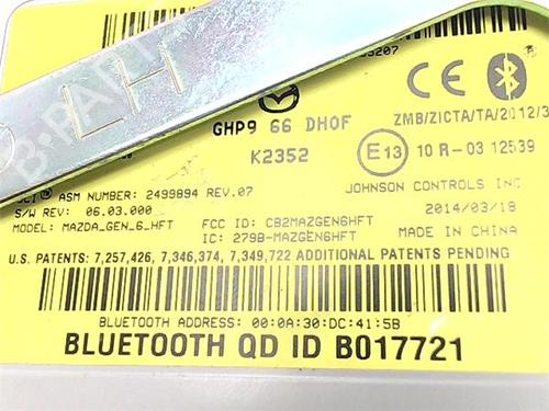 Control unit MAZDA CX-5 (KE, GH) 2.2 D AWD (KE2AW) | BP38397652M11 - Image 4