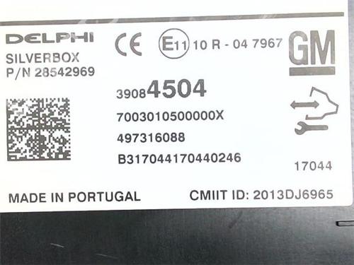 Electronic module OPEL ASTRA K (B16) 1.6 CDTi (68) | BP38377232M83 - Image 4