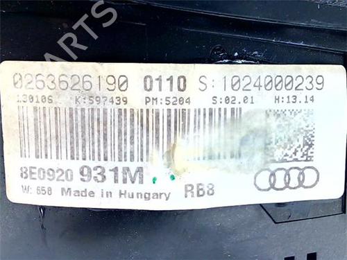 Instrument cluster AUDI A4 B6 Avant (8E5) 1.8 T | BP38387041C47 - Image 3